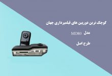 کوچک ترین دوربین های فیلمبرداری جهانMD80طرح اصل